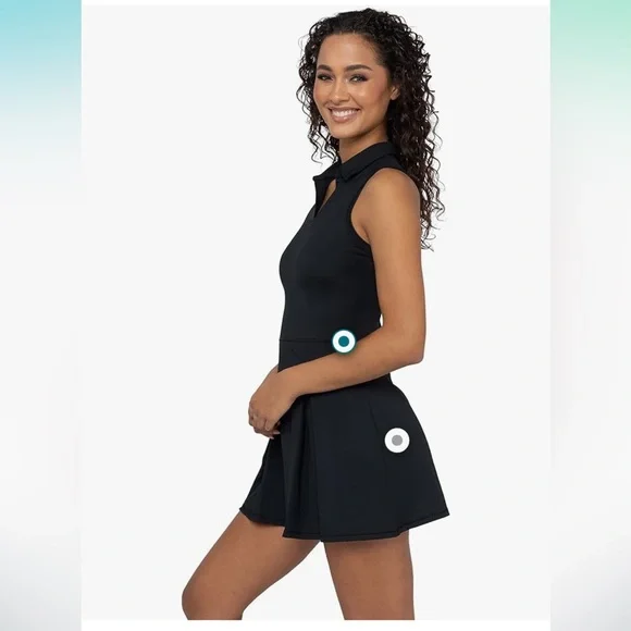 90 Degree by reflex active tennis dress airlux charm pleated dress Large NWT - Picture 3 of 10